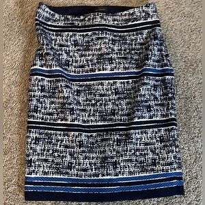 The Limited -Elegant Blue and White Women's Skirt
Straight fit size 8